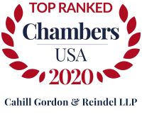 Cahill Awarded Top Distinctions from Chambers USA 2020